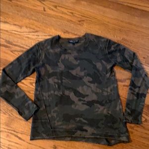 Cashmere camo print sweater